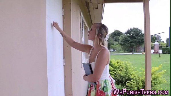 Petite teen fucked rough